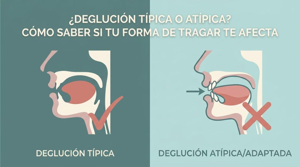 Deglución típica vs atípica logopedia adultos Valencia